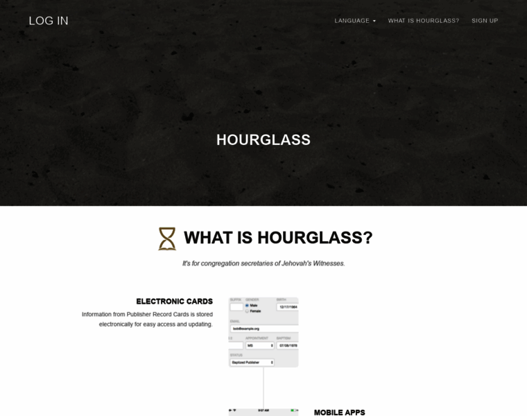 Hourglass-app.com thumbnail