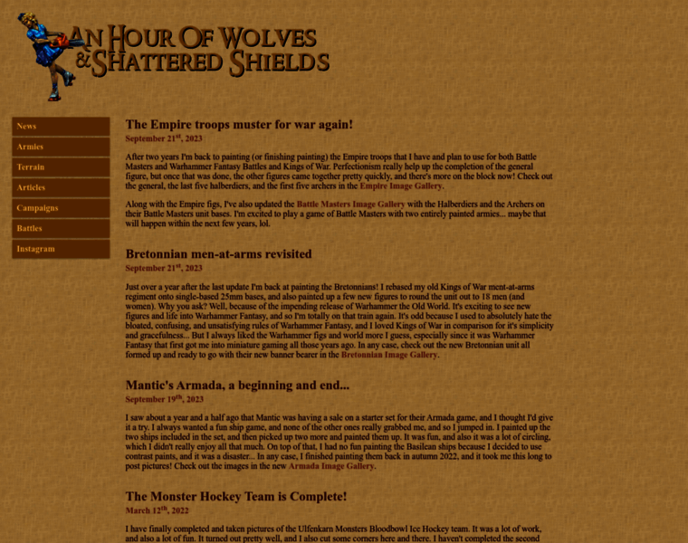 Hourofwolves.org thumbnail