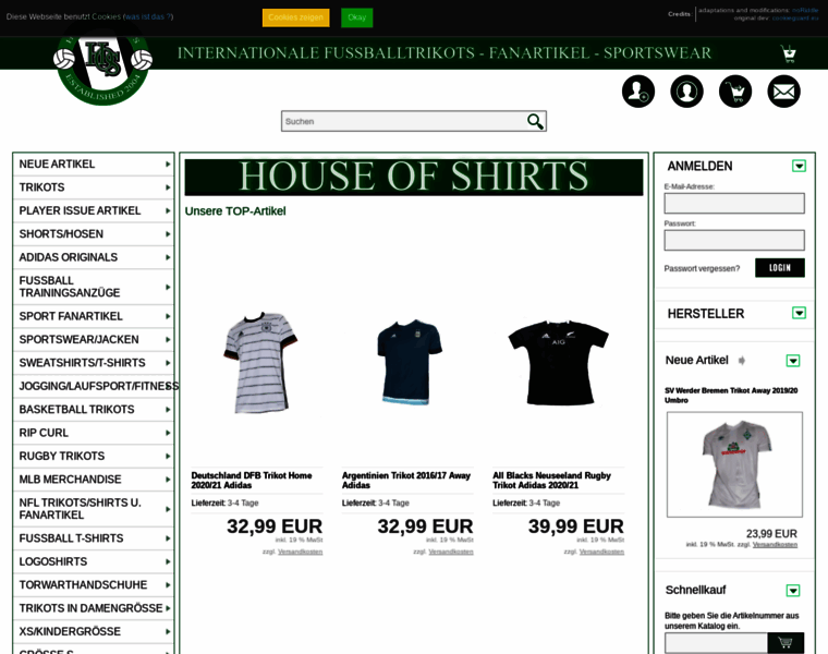 House-of-shirts.com thumbnail