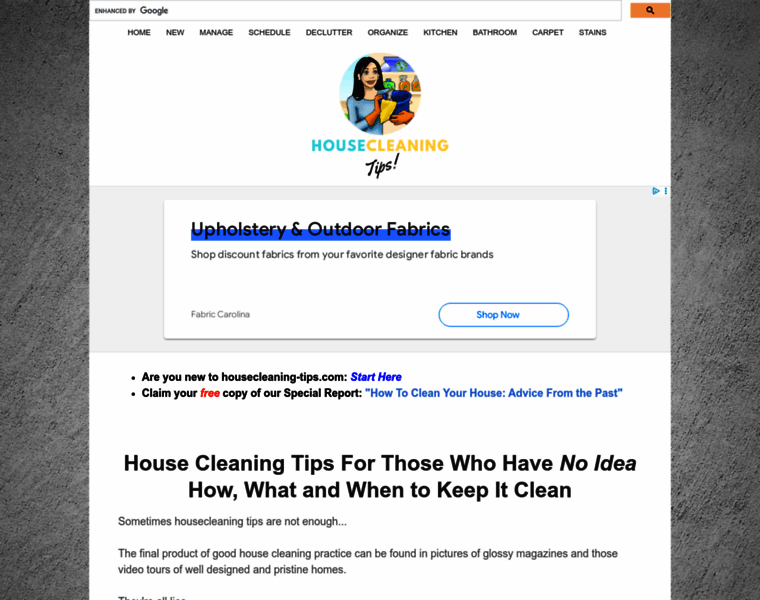 Housecleaning-tips.com thumbnail
