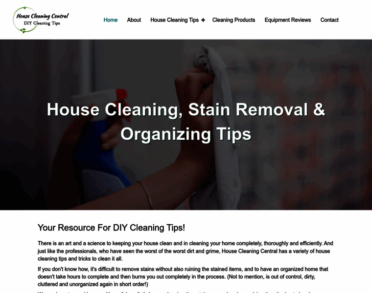 Housecleaningcentral.com thumbnail