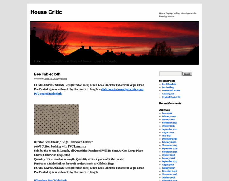 Housecritic.co.uk thumbnail