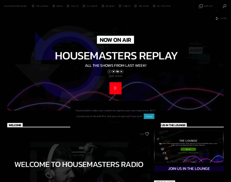 Housemasters-radio.com thumbnail