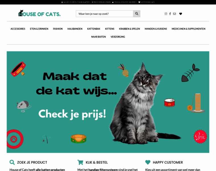 Houseofcats.nl thumbnail