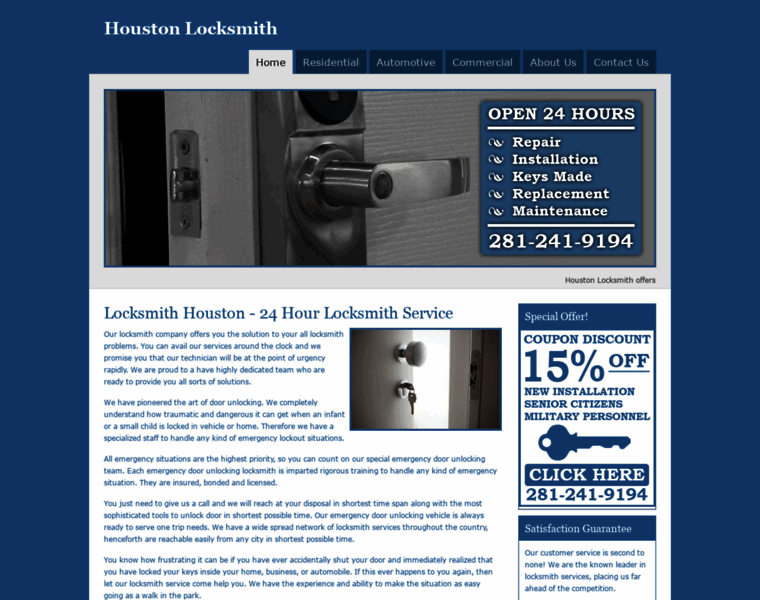 Houston--locksmith.com thumbnail