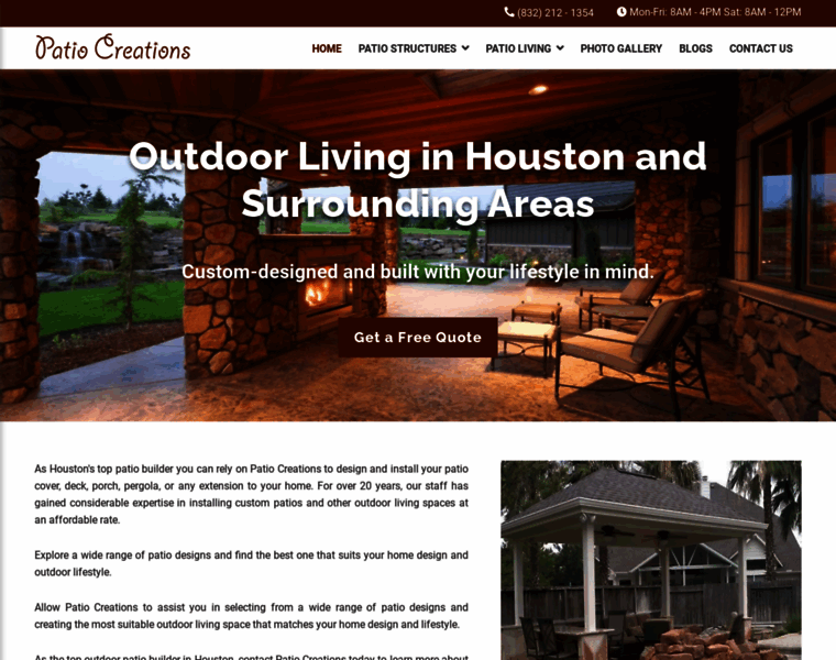 Houston-patio.com thumbnail