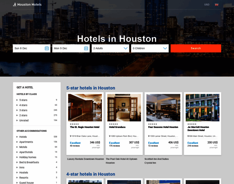 Houston-texas-hotels.com thumbnail