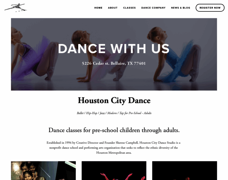Houstoncitydance.com thumbnail