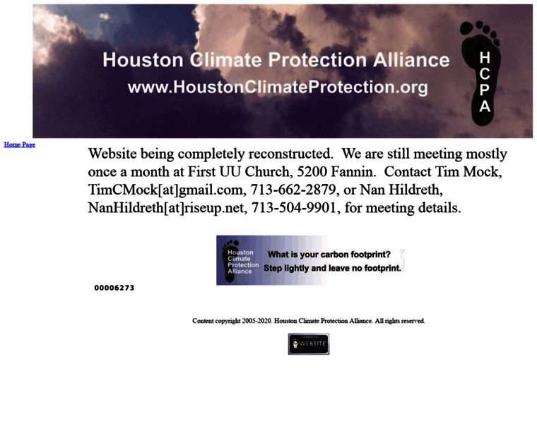 Houstonclimateprotection.org thumbnail