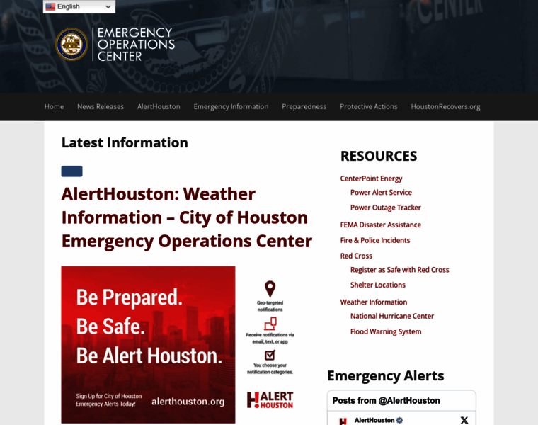 Houstonemergency.org thumbnail