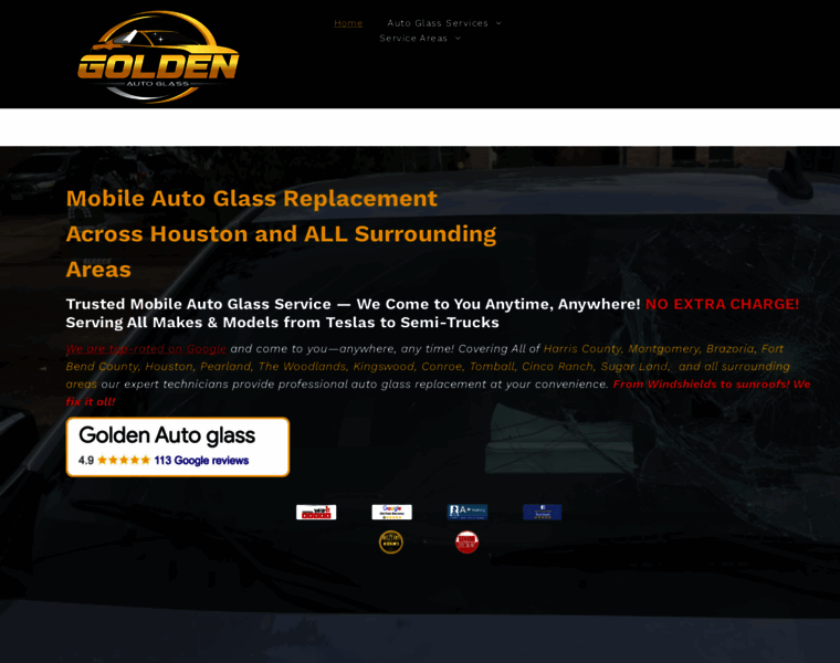 Houstongoldenautoglass.com thumbnail