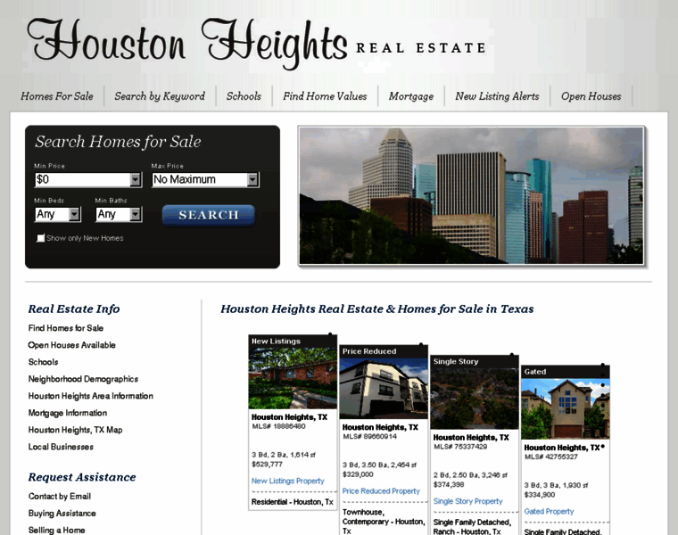 Houstonheights-realestate.com thumbnail