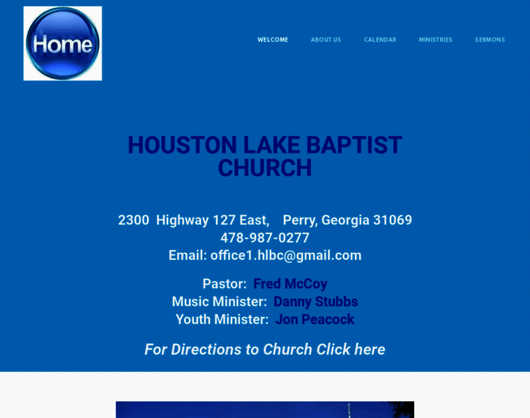 Houstonlakebaptistchurch.org thumbnail