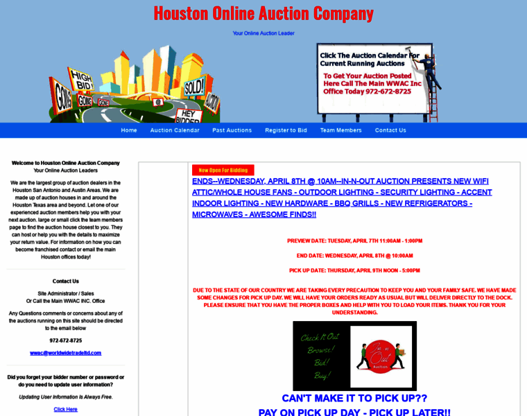 Houstononlineauctioncompany.com thumbnail