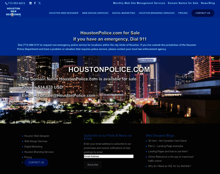 Houstonpolice.com thumbnail