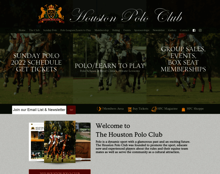 Houstonpoloclub.com thumbnail