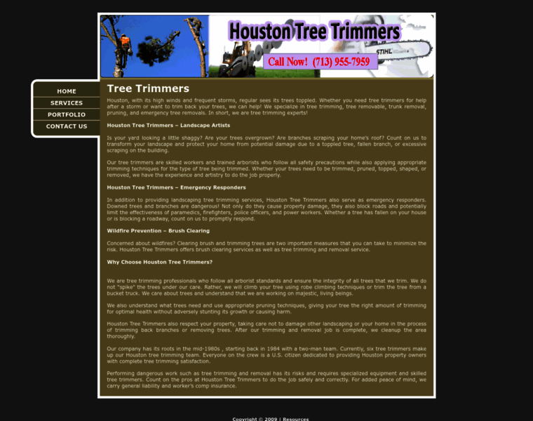 Houstontreetrimmers.com thumbnail