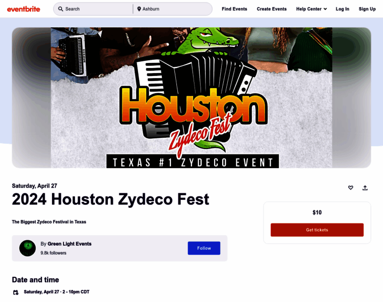 Houstonzydecofest.com thumbnail