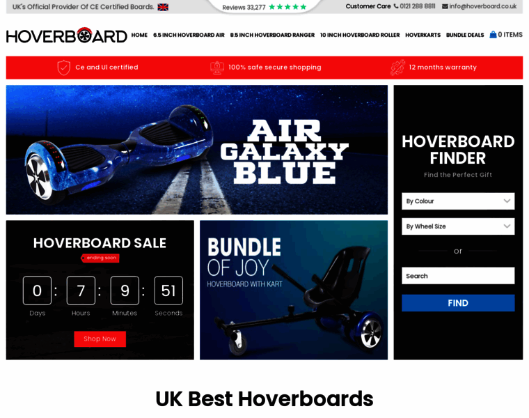 Hoverboard.co.uk thumbnail