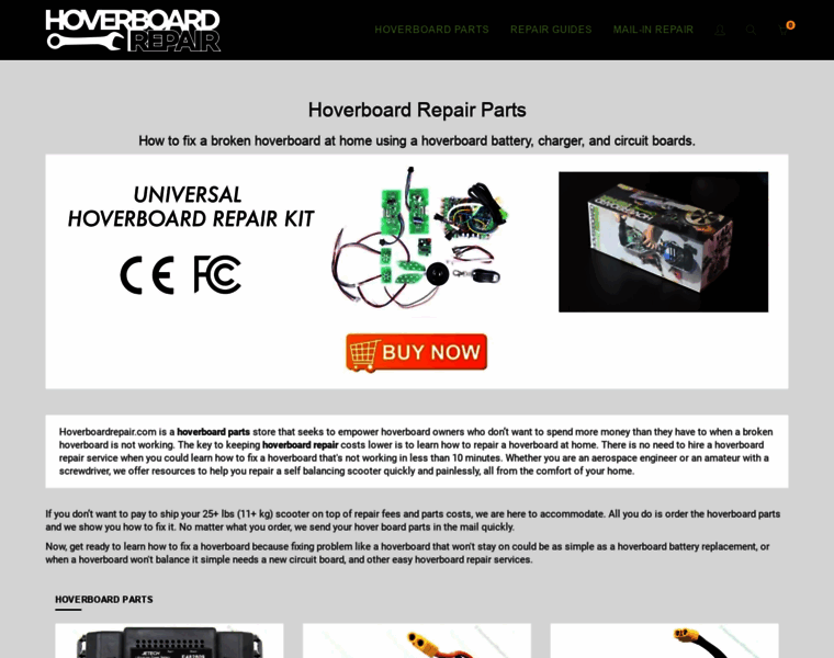 Hoverboardrepair.com thumbnail
