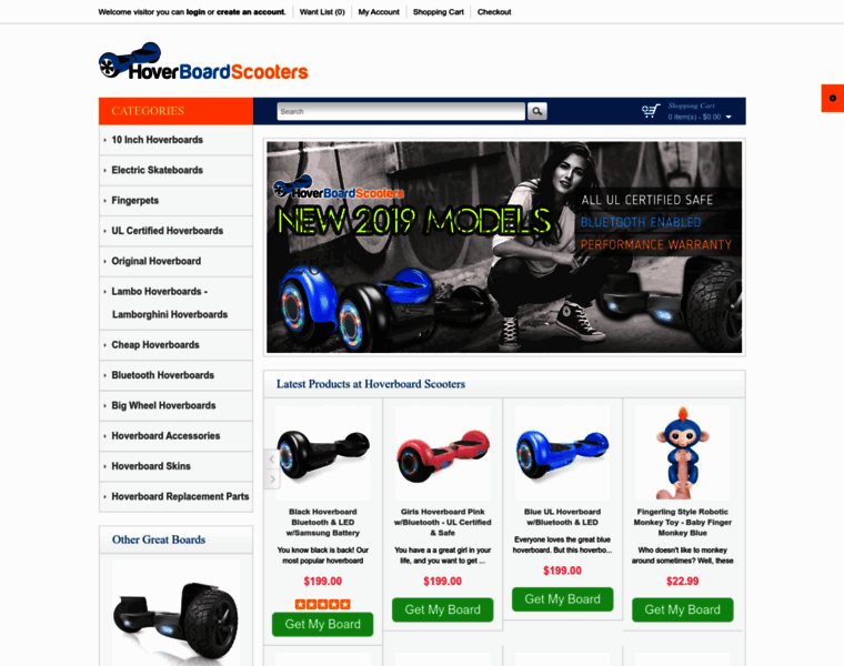 Hoverboardscooters.net thumbnail