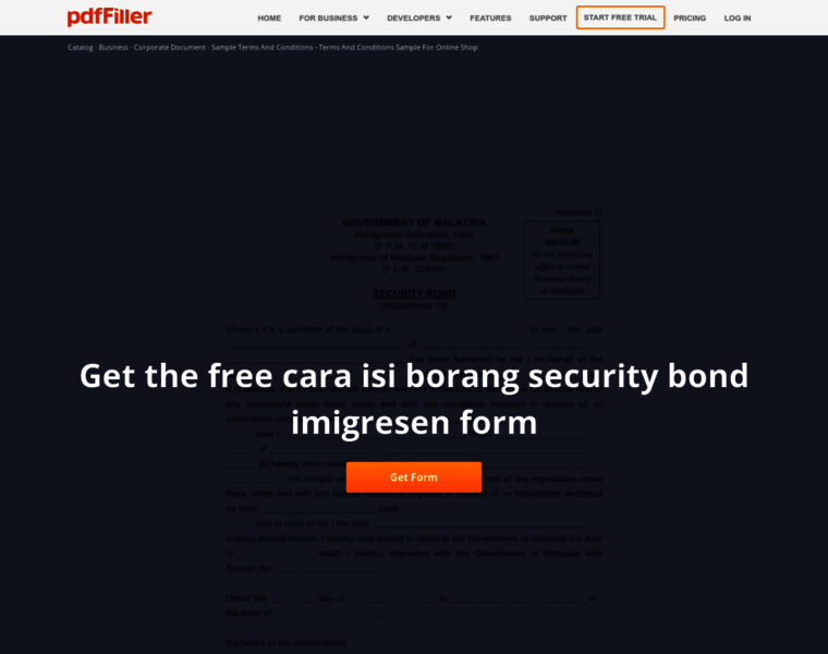 How-to-fill-up-security-bond-form-malaysia.pdffiller.com thumbnail