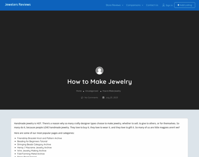 How-to-make-jewelry.com thumbnail