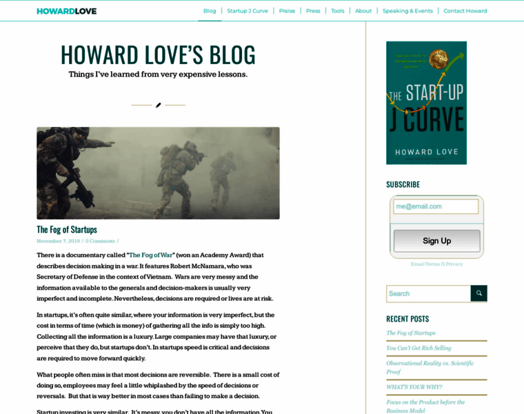 Howardlove.com thumbnail