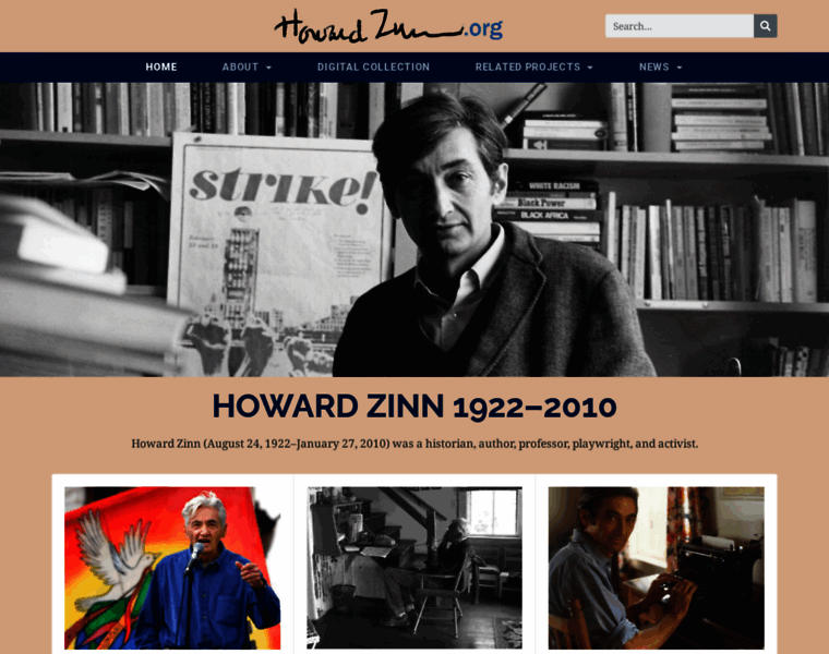 Howardzinn.org thumbnail