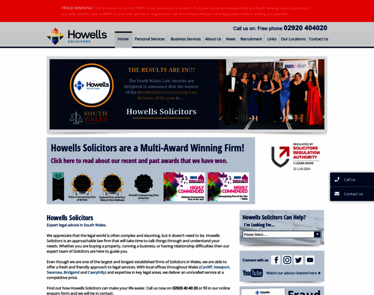Howellslegal.co.uk thumbnail