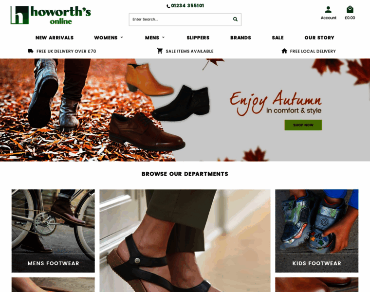Howorths-shoes-online.co.uk thumbnail
