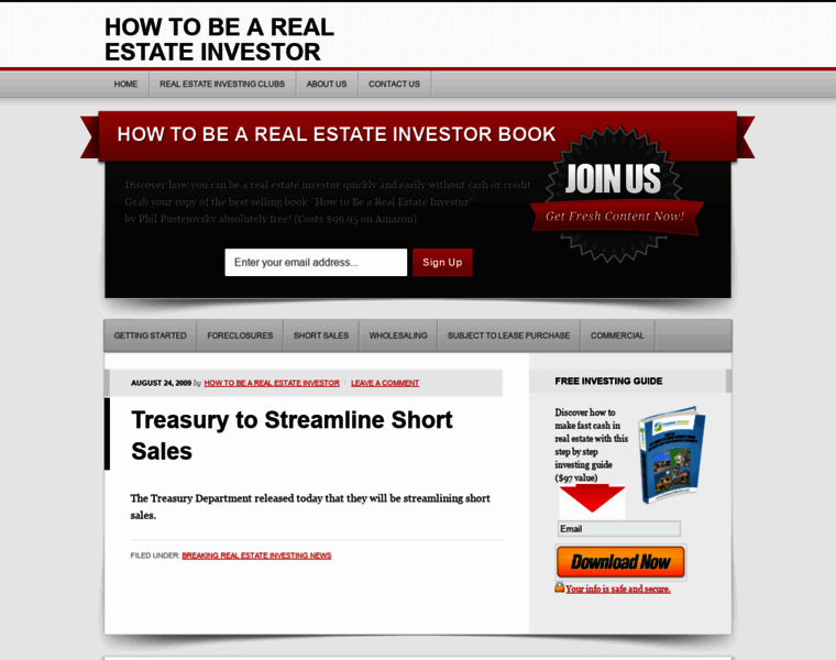 Howtobearealestateinvestor.com thumbnail