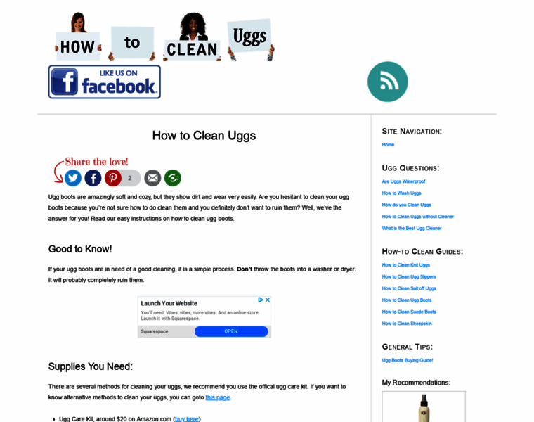 Howtocleanuggs.net thumbnail