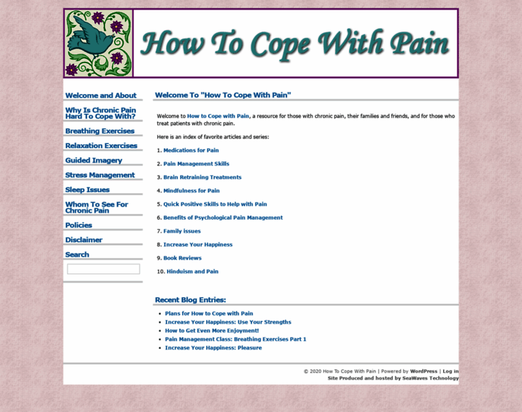 Howtocopewithpain.org thumbnail