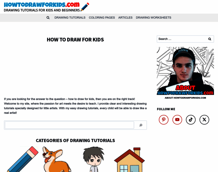 Howtodrawforkids.com thumbnail