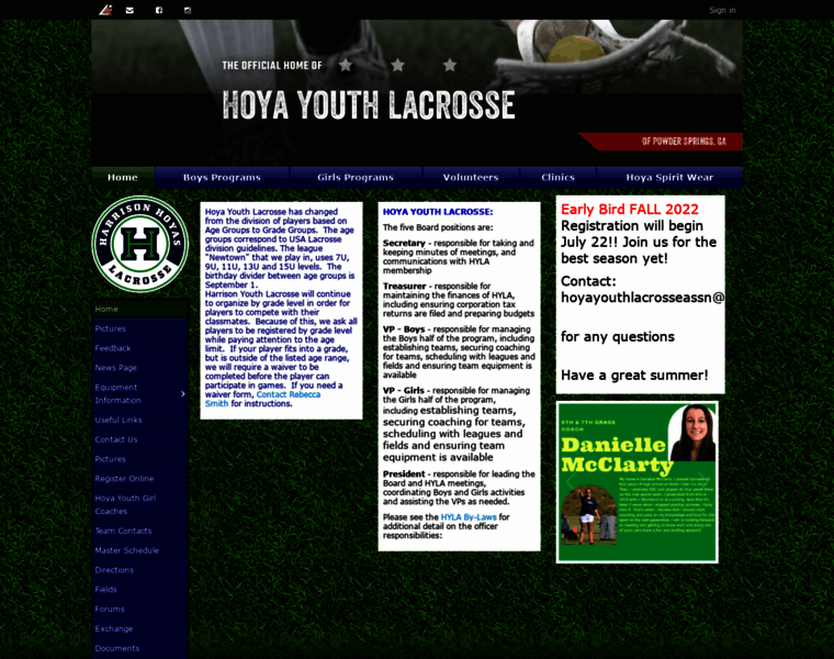 Hoyayouthlacrosse.com thumbnail
