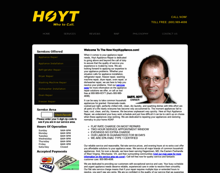 Hoytappliance.com thumbnail