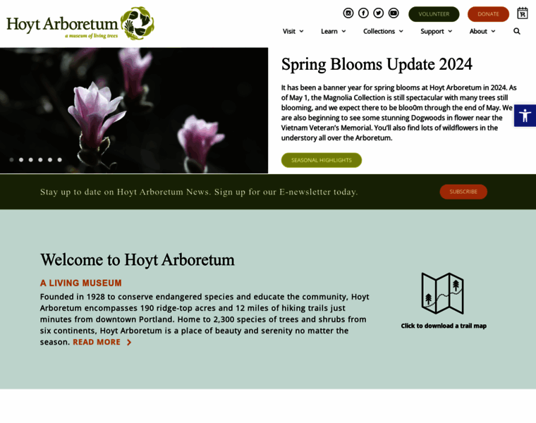 Hoytarboretum.org thumbnail