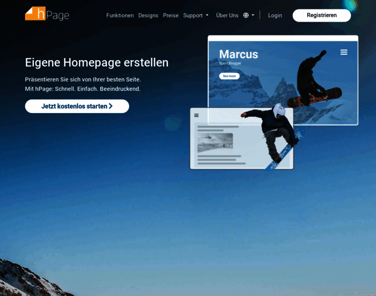 Hpage.de thumbnail