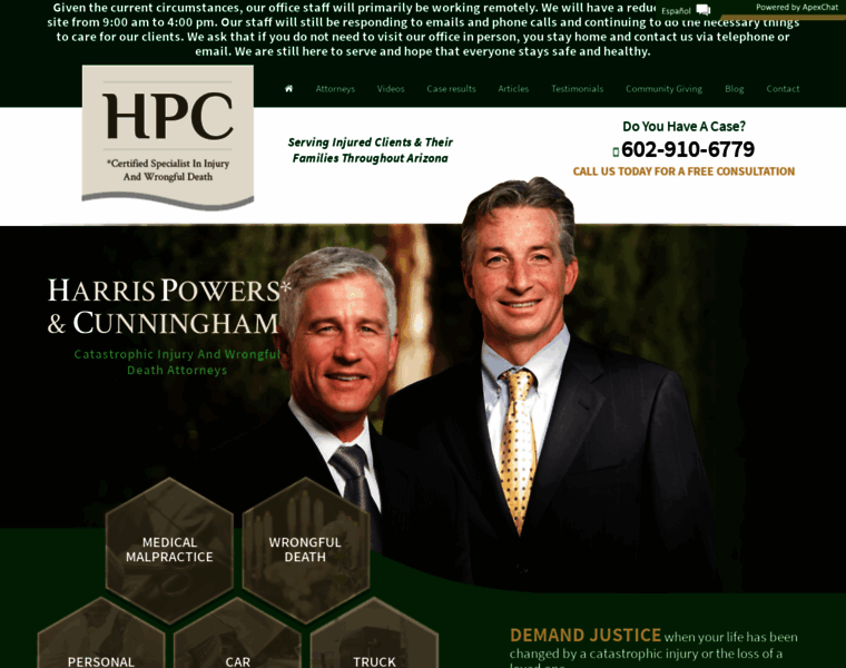 Hpc-lawyers.com thumbnail