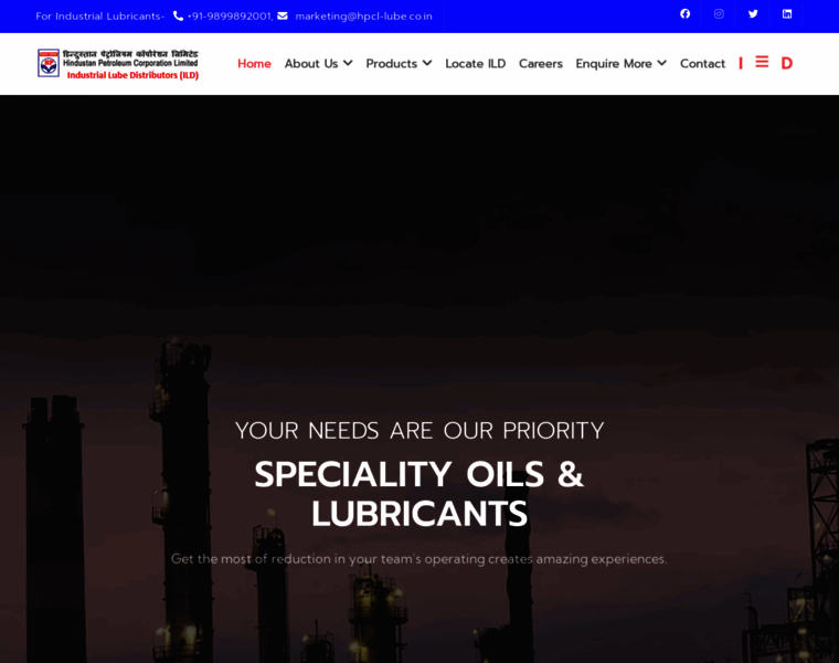 Hpcl-lube.co.in thumbnail