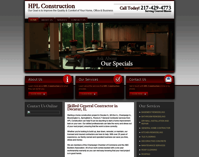 Hplconstruction.com thumbnail