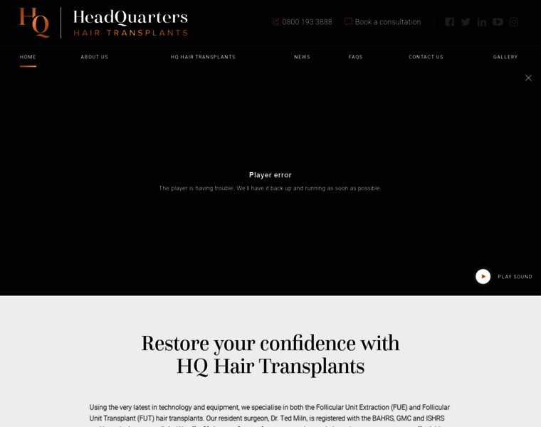 Hqhairtransplants.com thumbnail
