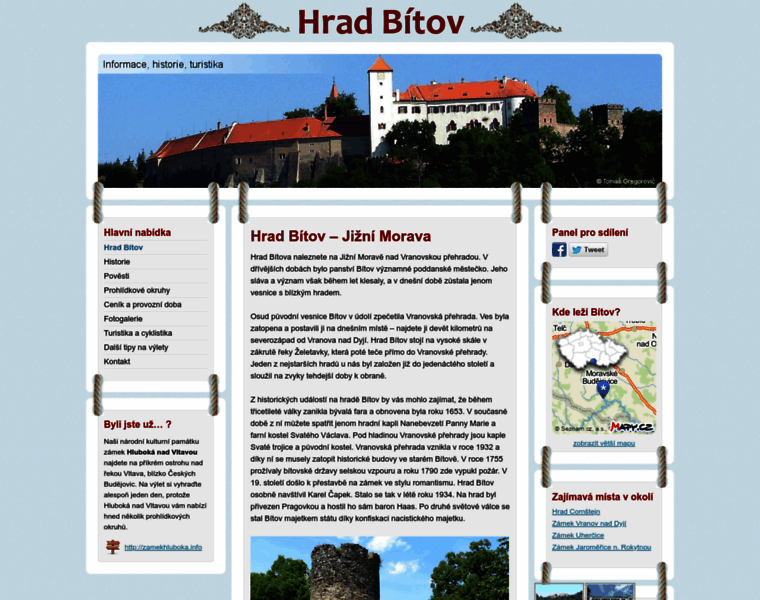 Hradbitov.info thumbnail