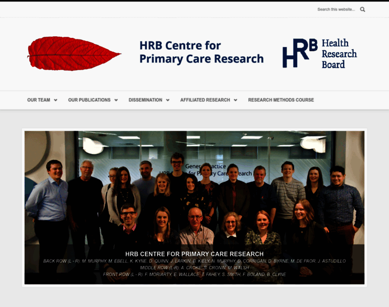 Hrbcentreprimarycare.ie thumbnail