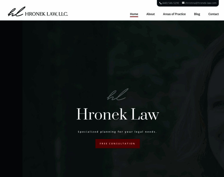 Hronek-law.com thumbnail