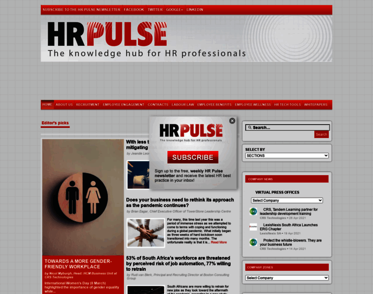 Hrpulse.co.za thumbnail