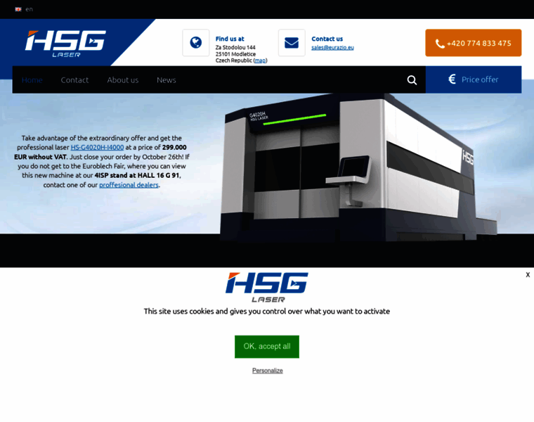 Hsg-laser.eu thumbnail