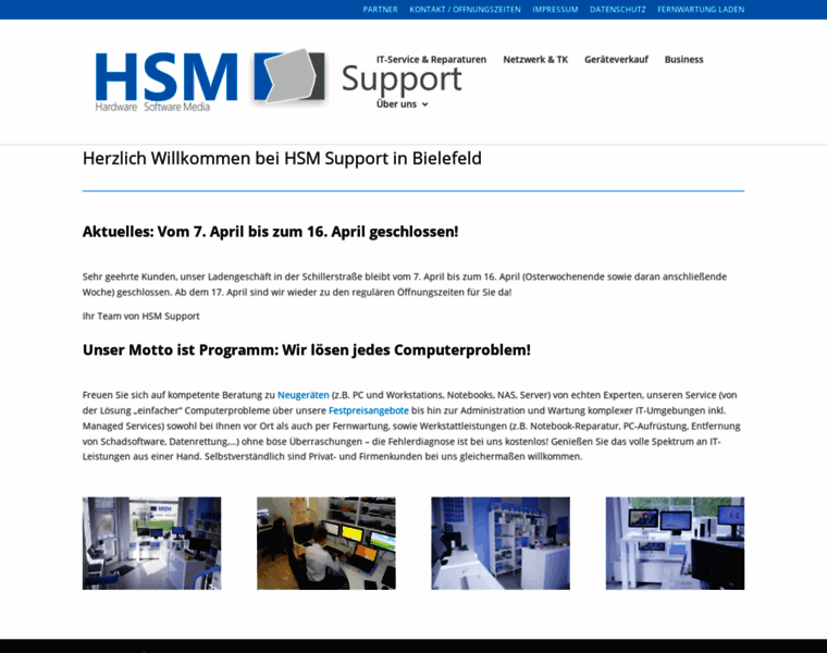 Hsm-support.de thumbnail