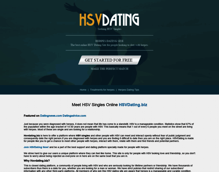 Hsvdating.biz thumbnail